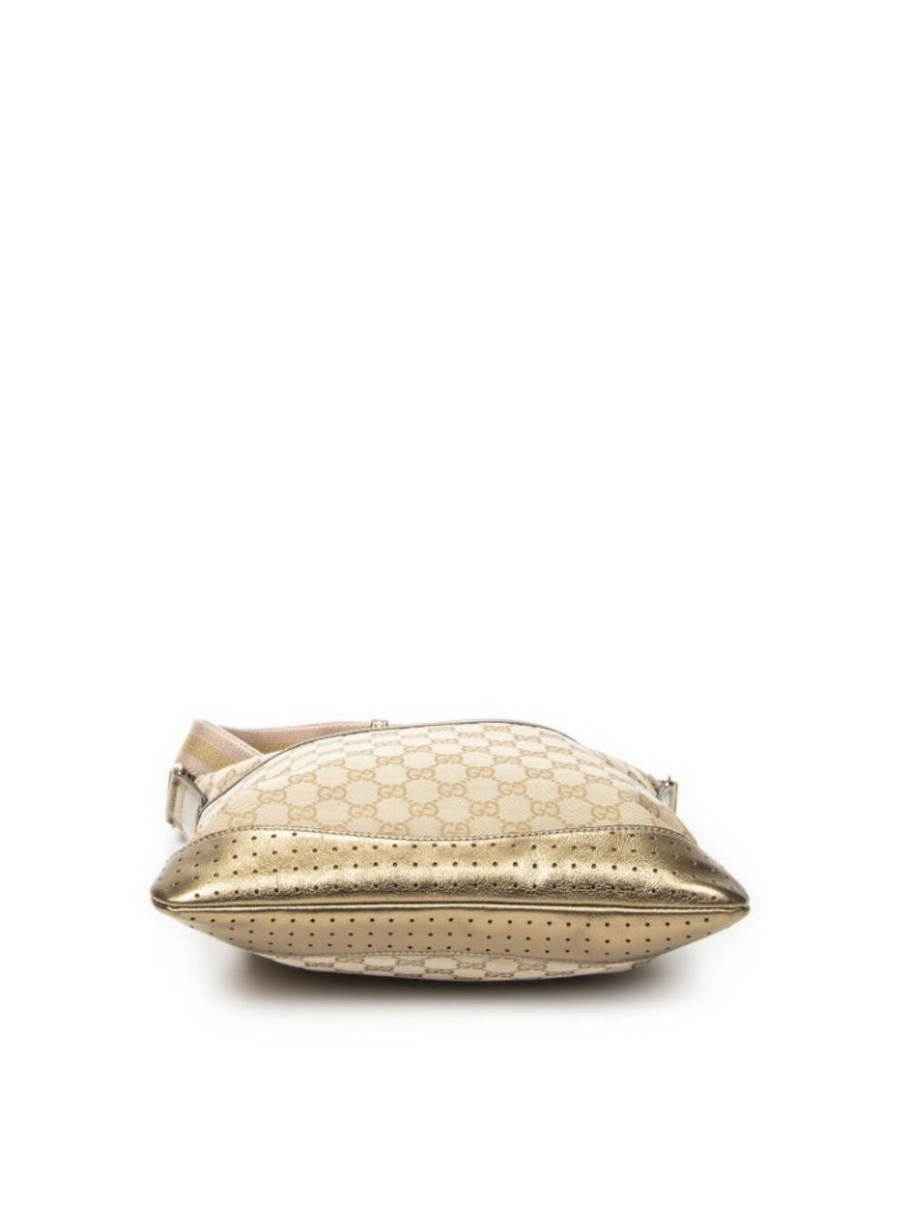 Gucci Web Media Messenger Beige Blanc's GG Canvas - Picture 6 of 10
